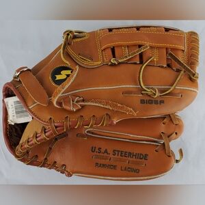 SSK Professional Edge BIG5F USA Steerhide Leather Baseball Glove Mitt RHT - EUC